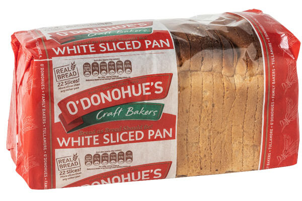 O'Donohue's White Sliced Pan