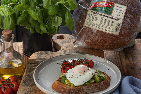 O'Donohue's Handcrafted Sourdough with avocado and egg
