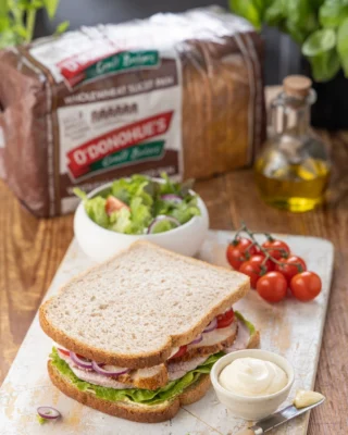 Turn your 8/10 sandwich into a 10/10 every time with Our O'Donohues sliced pans. With our healthy wholewheat or our delicious white pan you can be sure O'Donohues will make sure your sandwiches wont last long!